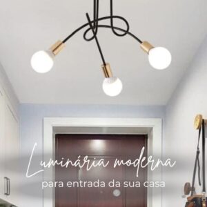 Decoração entrada de casa moderna