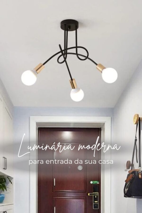 Decoração entrada de casa moderna