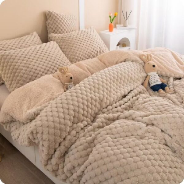 Cama Queen aconchegante com Edredom