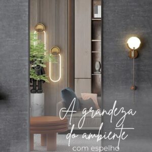 Espelho Decorativo Grande de Parede