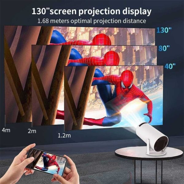 Projetor 4K HD 150 Polegadas - Imagem 5